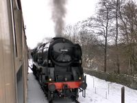 34046 Braunton running round her train at Rawtenstall - Chris Taylor